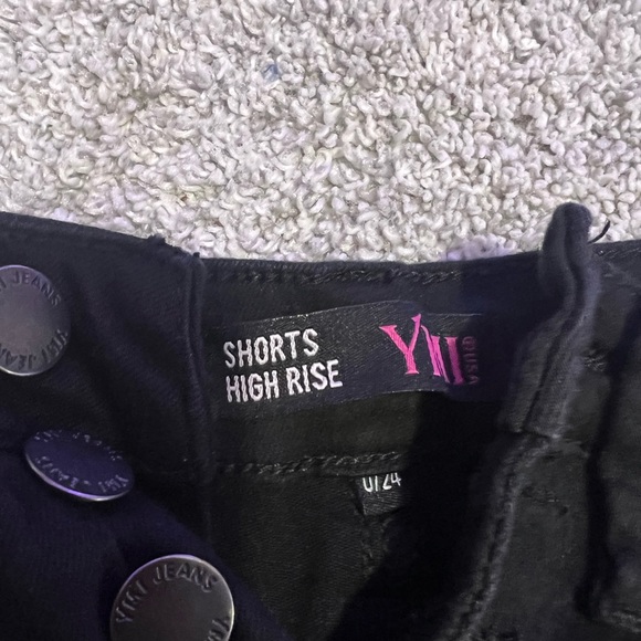 Black Jean Shorts - Picture 3 of 3